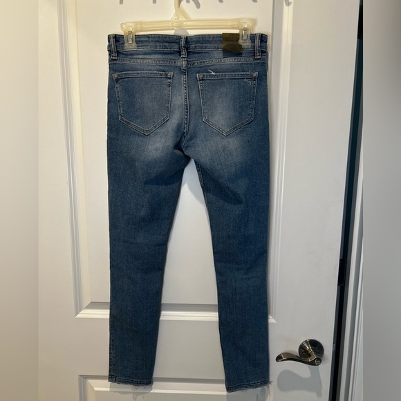 All Saints Distressed Cropped Denim Jeans Size 27 - Picture 2 of 10